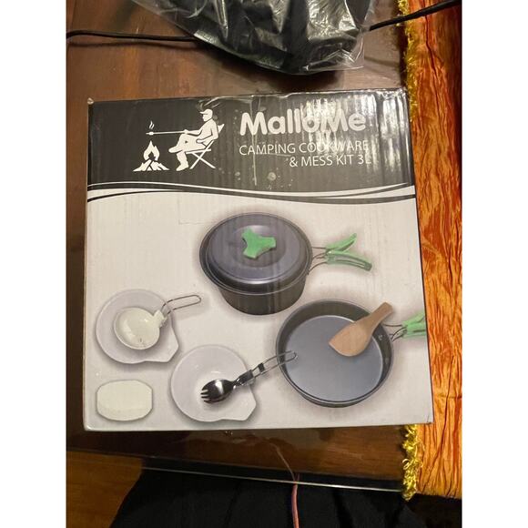 10 Piece Camping Cookware Mess Kit New In Box - Picture 6 of 7